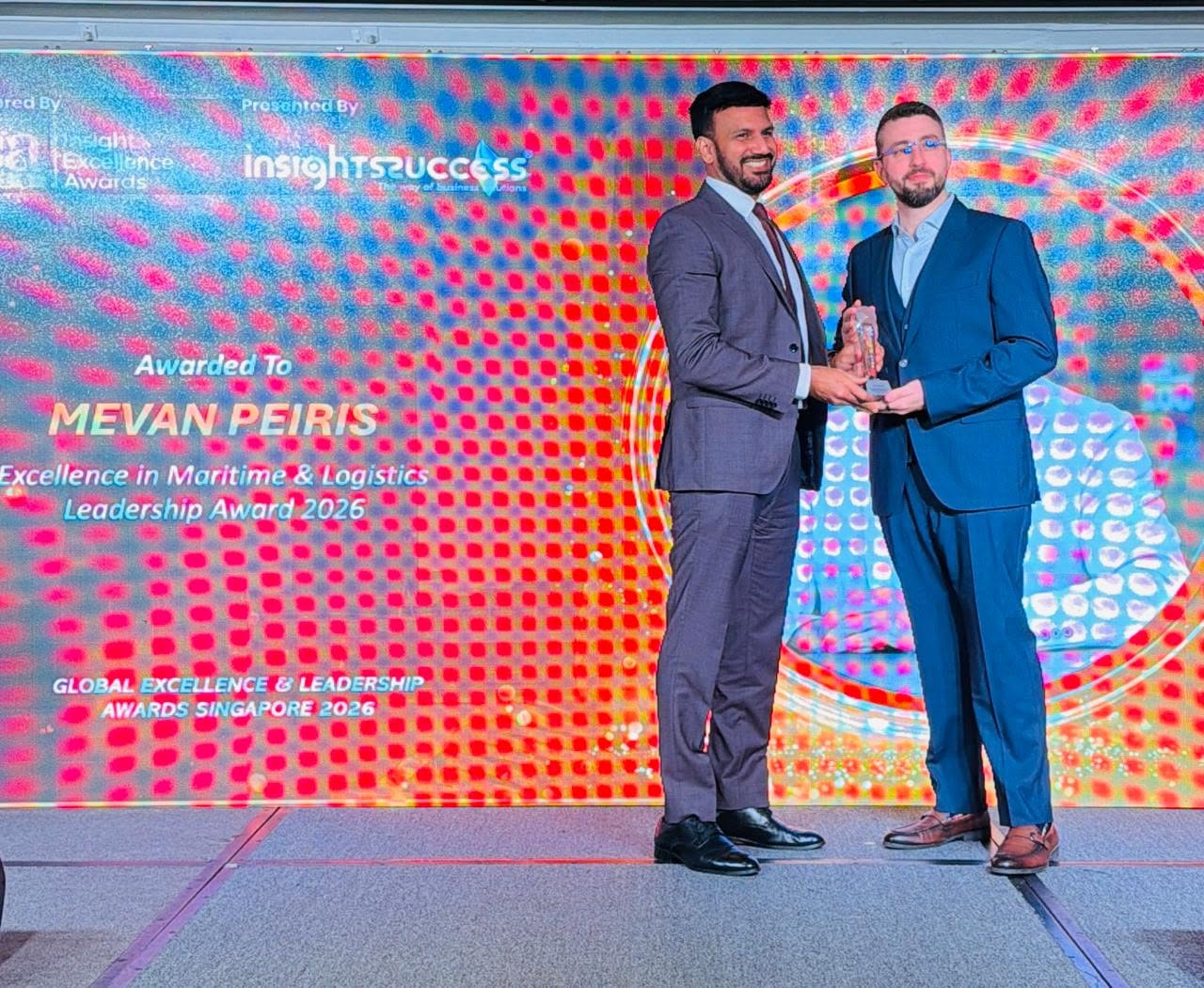 Global Marine Group's Group CEO Receives “Excellence in Maritime and Logistics Leadership” Award